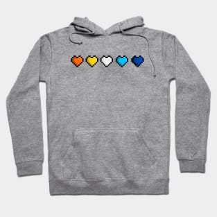 Pride Pixel Hearts Hoodie